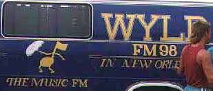WYLD FM 98 New Orleans - station vehicle