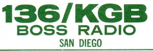 1360 San Diego, KGB, Boss Radio, Fox Sports