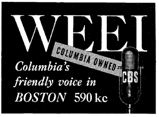 590 Boston WEEI - 1940s